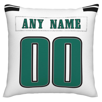 Custom P.Eagles Pillow Decorative Throw Pillow Case - Print Personalized Football Team Fans Name & Number Birthday Gift Football Pillows view 2