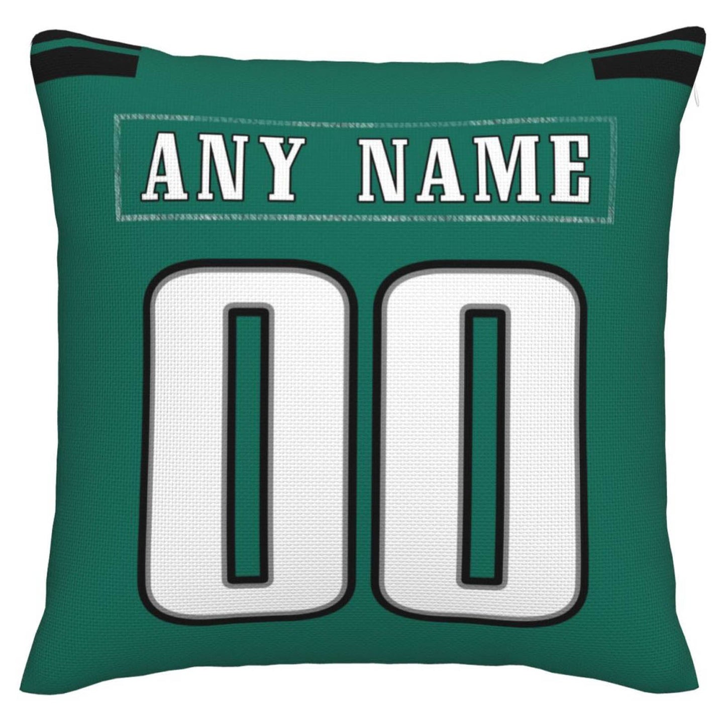 Custom P.Eagles Pillow Decorative Throw Pillow Case - Print Personalized Football Team Fans Name & Number Birthday Gift Football Pillows - Main View