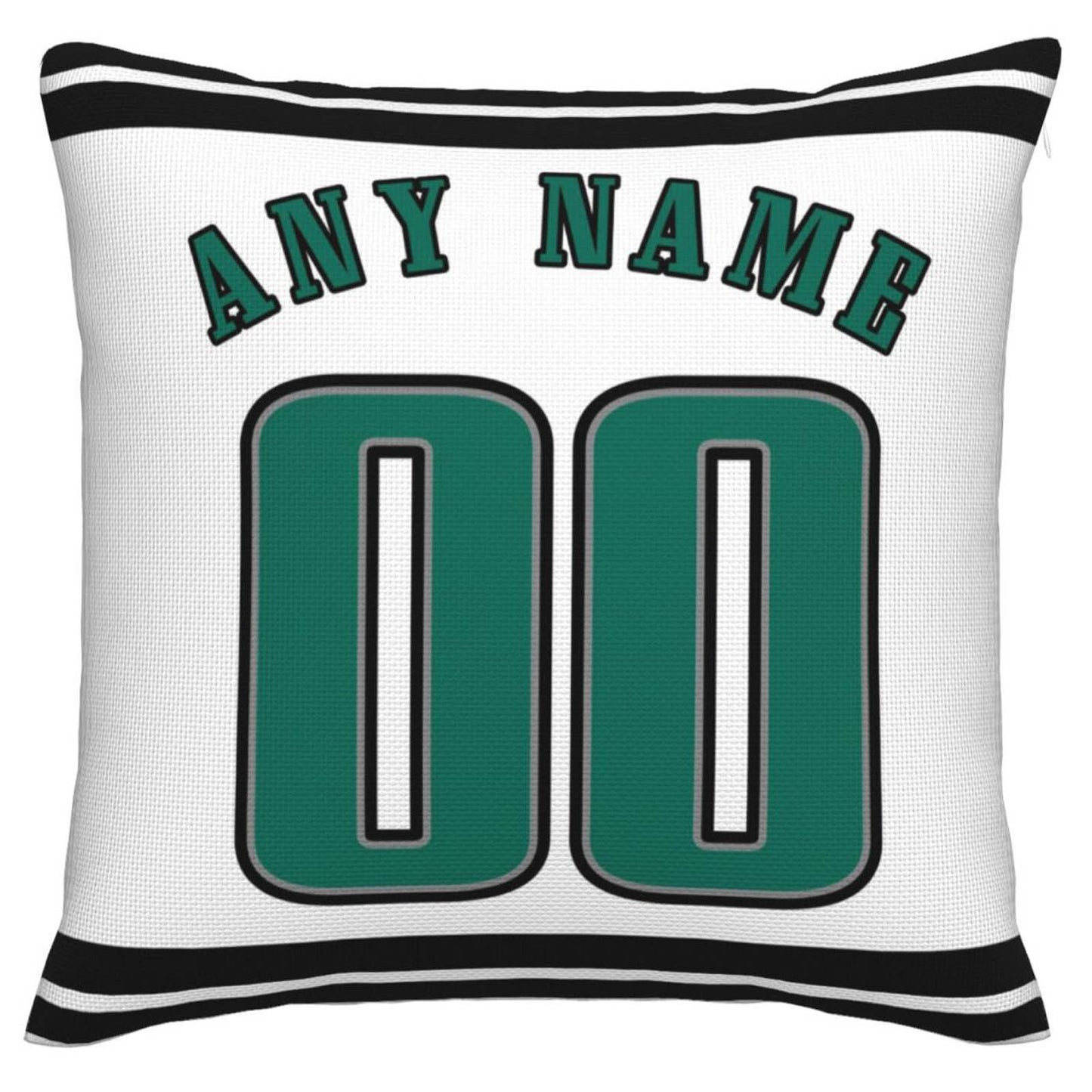 Custom P.Eagles Pillow Decorative Throw Pillow Case - Print Personalized Football Team Fans Name & Number Birthday Gift Football Pillows view 2