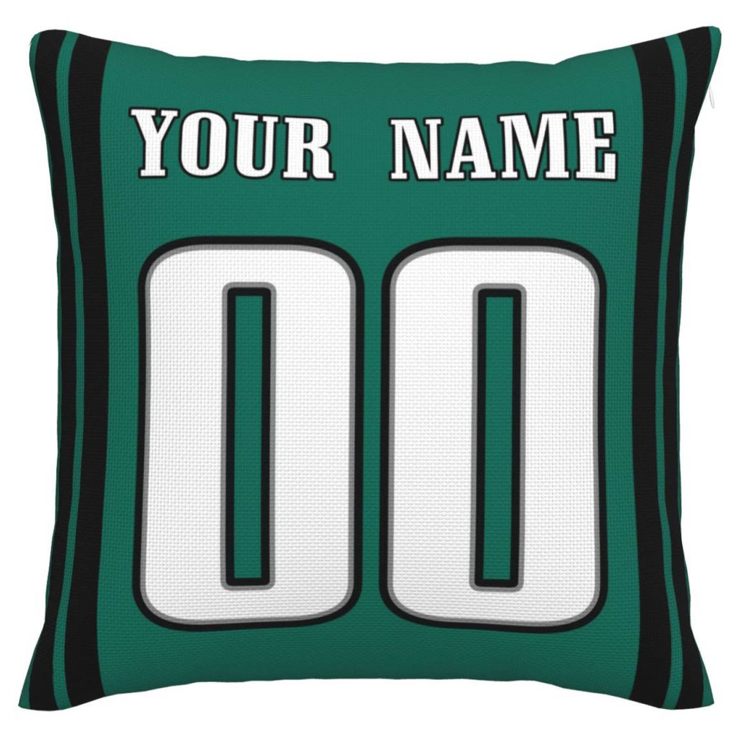 Custom P.Eagles Pillow Decorative Throw Pillow Case - Print Personalized Football Team Fans Name & Number Birthday Gift Football Pillows view 2