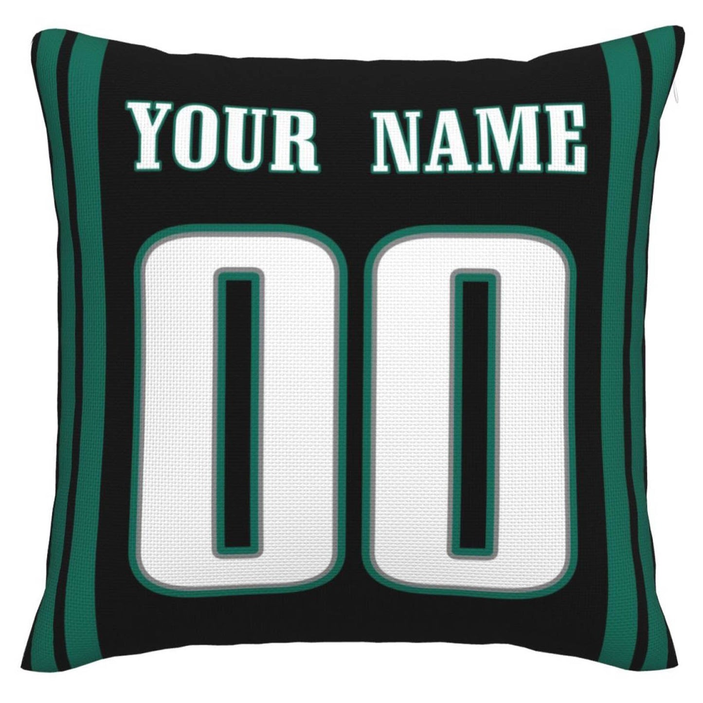 Custom P.Eagles Pillow Decorative Throw Pillow Case - Print Personalized Football Team Fans Name & Number Birthday Gift Football Pillows view 3