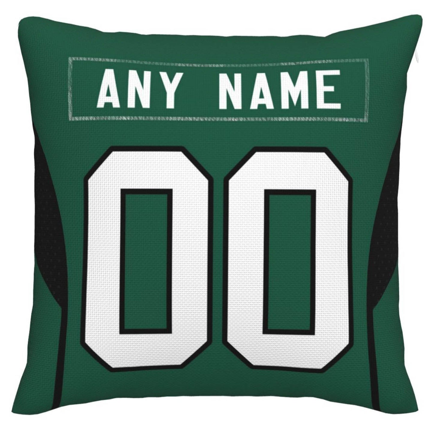 Custom NY.Jets Pillow Decorative Throw Pillow Case - Print Personalized Football Team Fans Name & Number Birthday Gift Football Pillows view 2