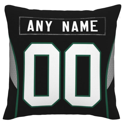 Custom NY.Jets Pillow Decorative Throw Pillow Case - Print Personalized Football Team Fans Name & Number Birthday Gift Football Pillows view 3