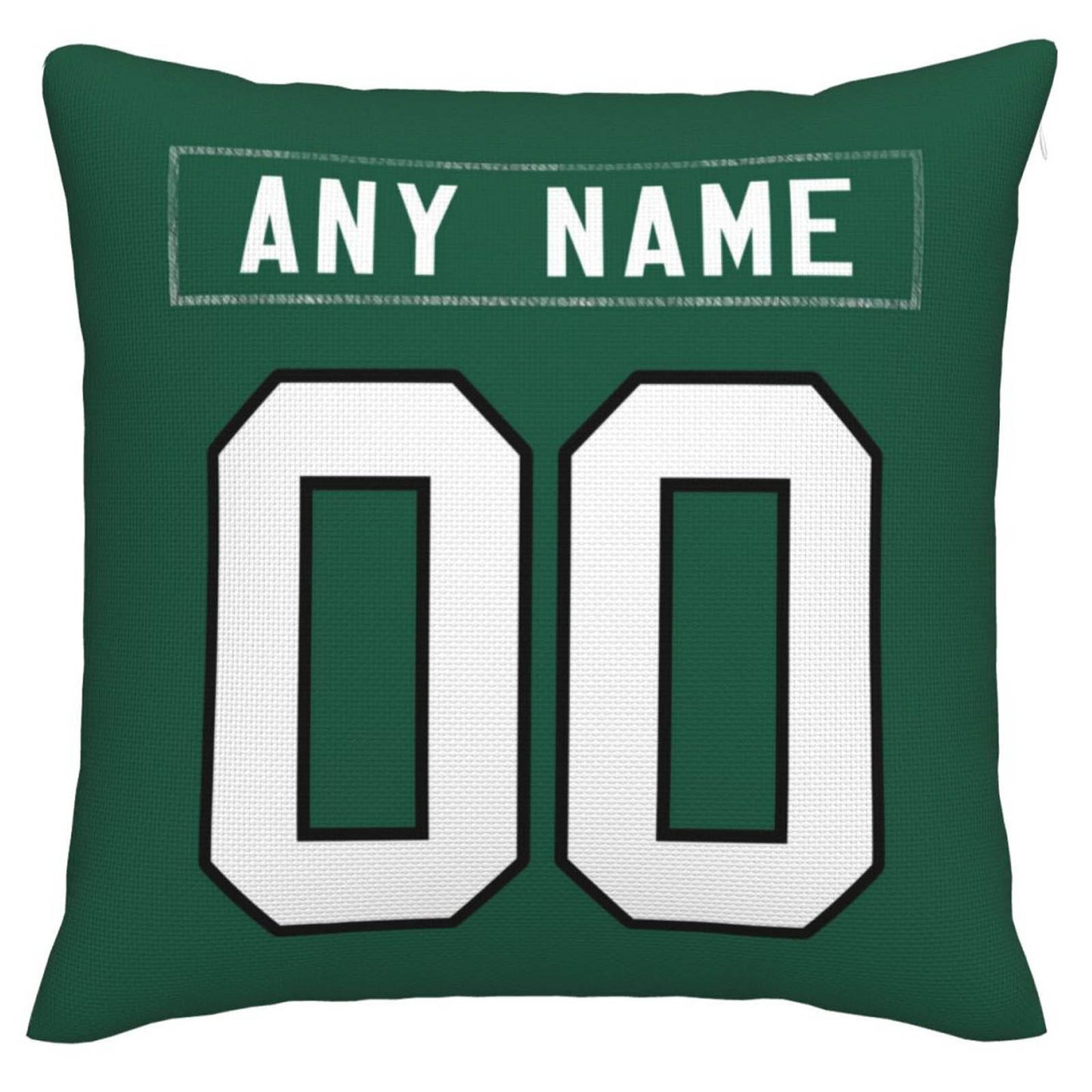 Custom NY.Jets Pillow Decorative Throw Pillow Case - Print Personalized Football Team Fans Name & Number Birthday Gift Football Pillows view 2