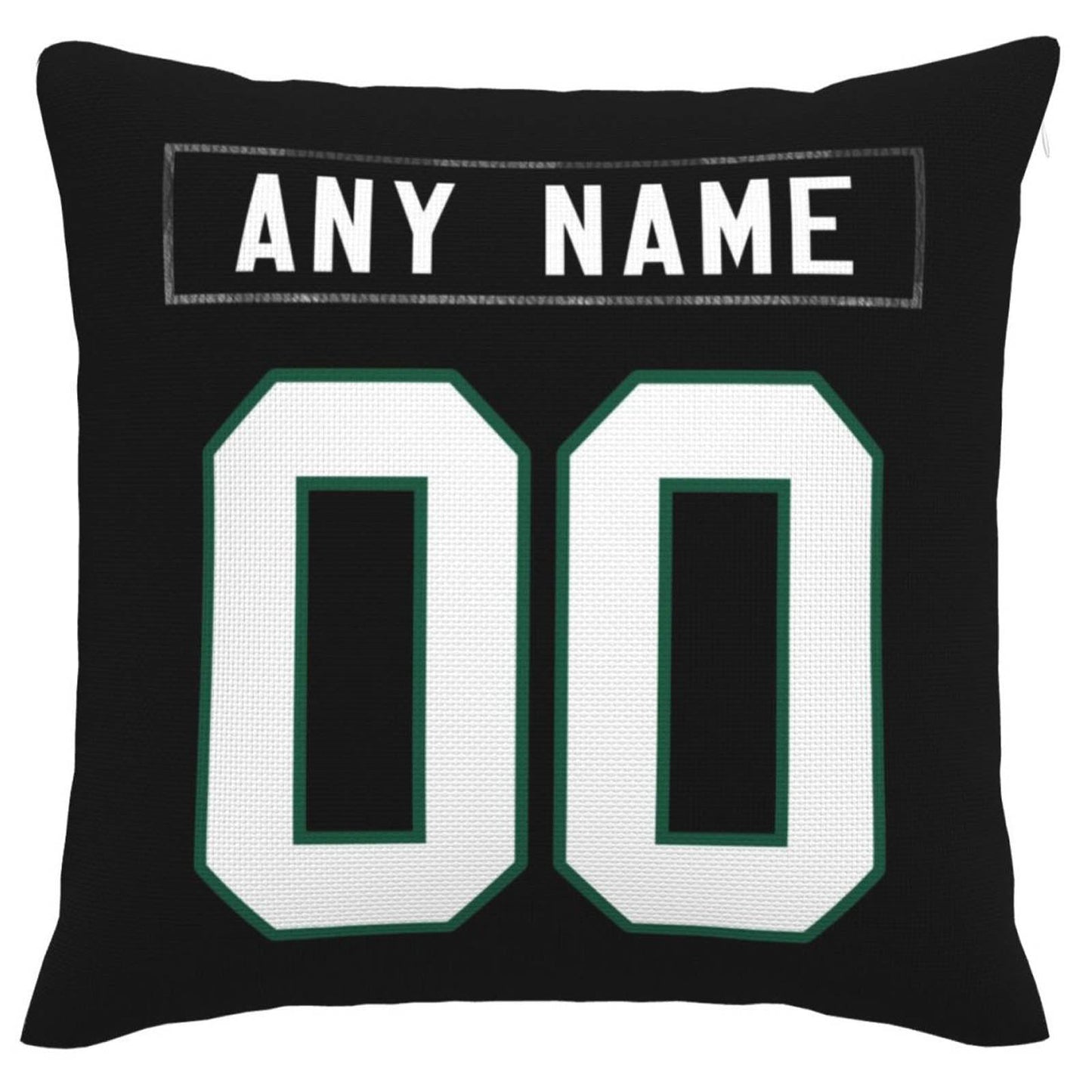 Custom NY.Jets Pillow Decorative Throw Pillow Case - Print Personalized Football Team Fans Name & Number Birthday Gift Football Pillows view 3