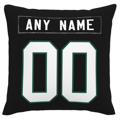 Custom NY.Jets Pillow Decorative Throw Pillow Case - Print Personalized Football Team Fans Name & Number Birthday Gift Football Pillows view 3