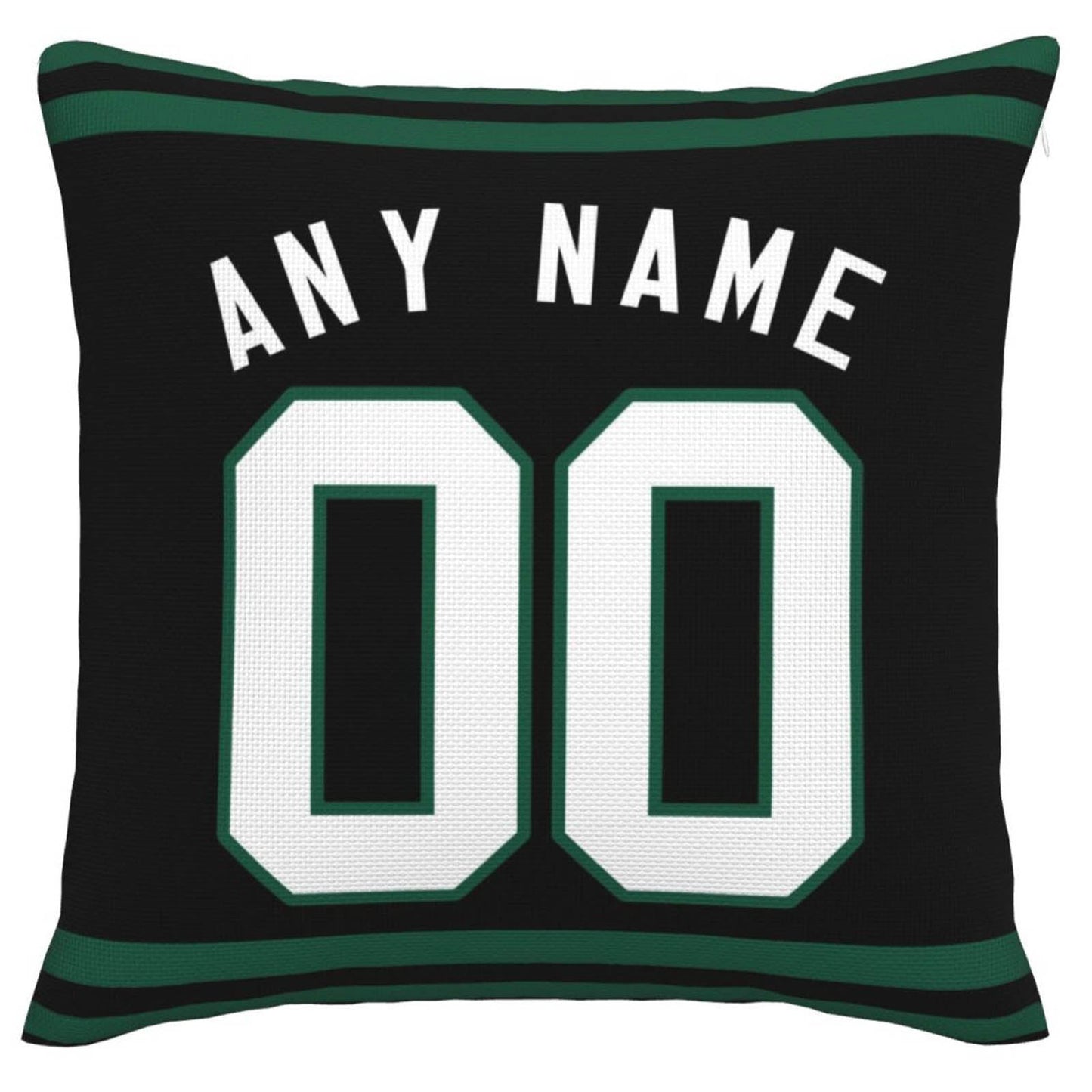 Custom NY.Jets Pillow Decorative Throw Pillow Case - Print Personalized Football Team Fans Name & Number Birthday Gift Football Pillows view 3