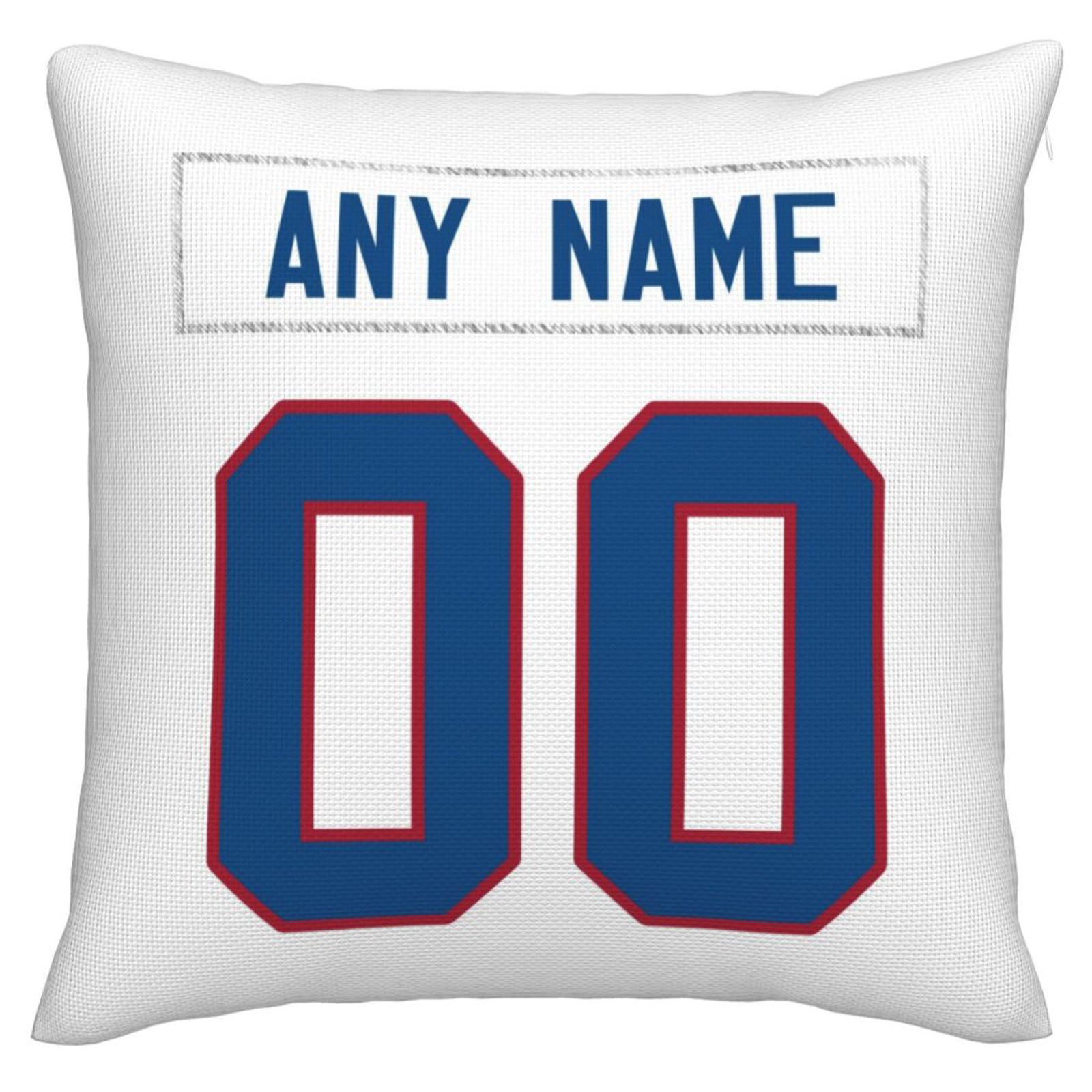 Custom NY.Giants Pillow Decorative Throw Pillow Case - Print Personalized Football Team Fans Name & Number Birthday Gift Football Pillows view 3