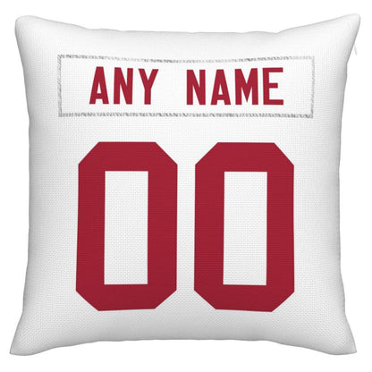 Custom NY.Giants Pillow Decorative Throw Pillow Case - Print Personalized Football Team Fans Name & Number Birthday Gift Football Pillows - Main View