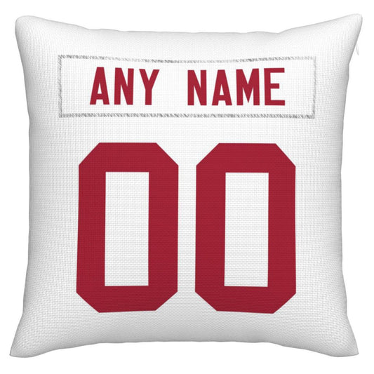 Custom NY.Giants Pillow Decorative Throw Pillow Case - Print Personalized Football Team Fans Name & Number Birthday Gift Football Pillows - Main View