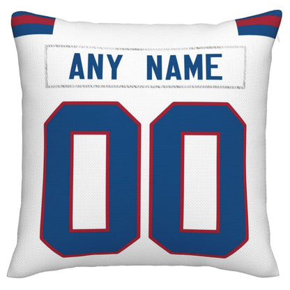 Custom NY.Giants Pillow Decorative Throw Pillow Case - Print Personalized Football Team Fans Name & Number Birthday Gift Football Pillows view 2