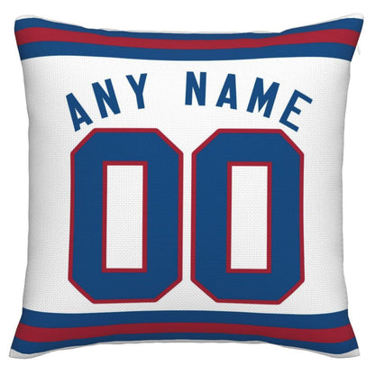 Custom NY.Giants Pillow Decorative Throw Pillow Case - Print Personalized Football Team Fans Name & Number Birthday Gift Football Pillows - Main View