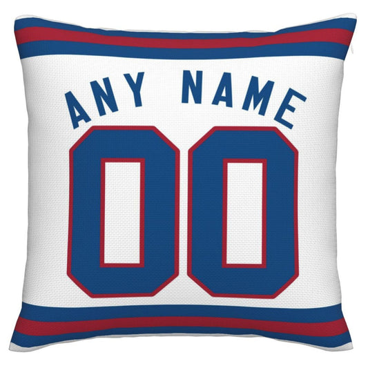 Custom NY.Giants Pillow Decorative Throw Pillow Case - Print Personalized Football Team Fans Name & Number Birthday Gift Football Pillows - Main View
