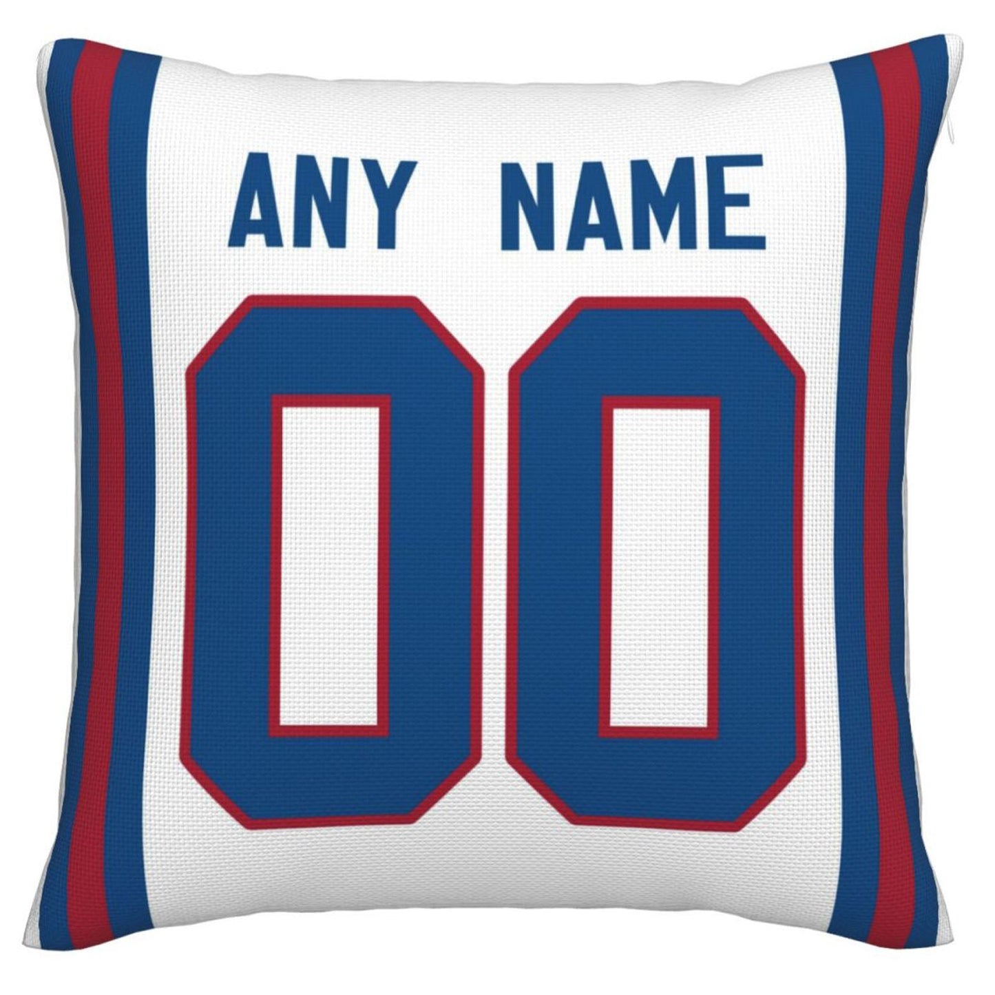 Custom NY.Giants Pillow Decorative Throw Pillow Case - Print Personalized Football Team Fans Name & Number Birthday Gift Football Pillows - Main View
