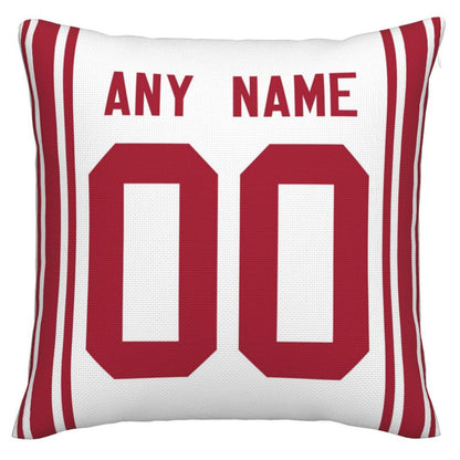 Custom NY.Giants Pillow Decorative Throw Pillow Case - Print Personalized Football Team Fans Name & Number Birthday Gift Football Pillows view 2