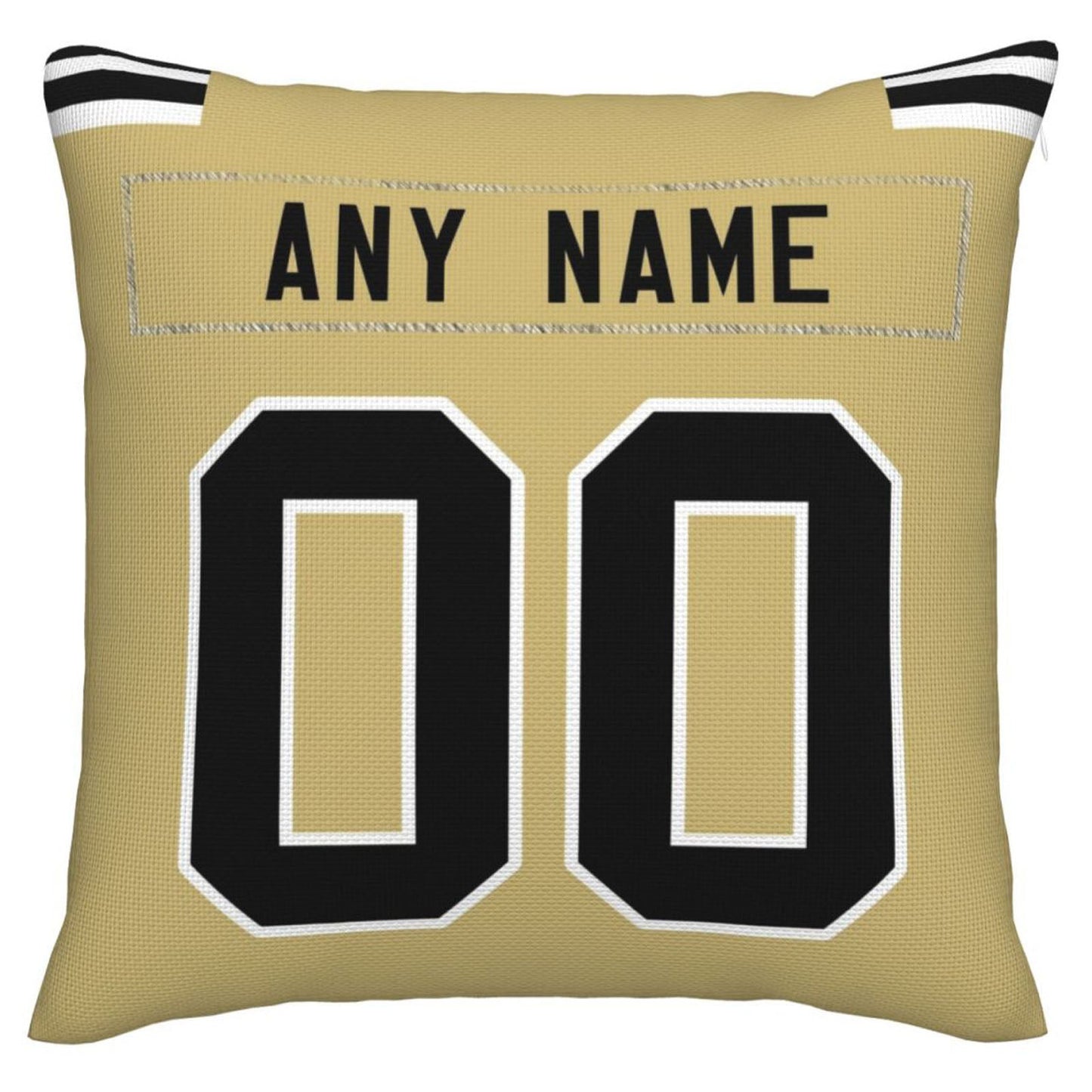 Custom NO.Saints Pillow Decorative Throw Pillow Case - Print Personalized Football Team Fans Name & Number Birthday Gift Football Pillows view 2