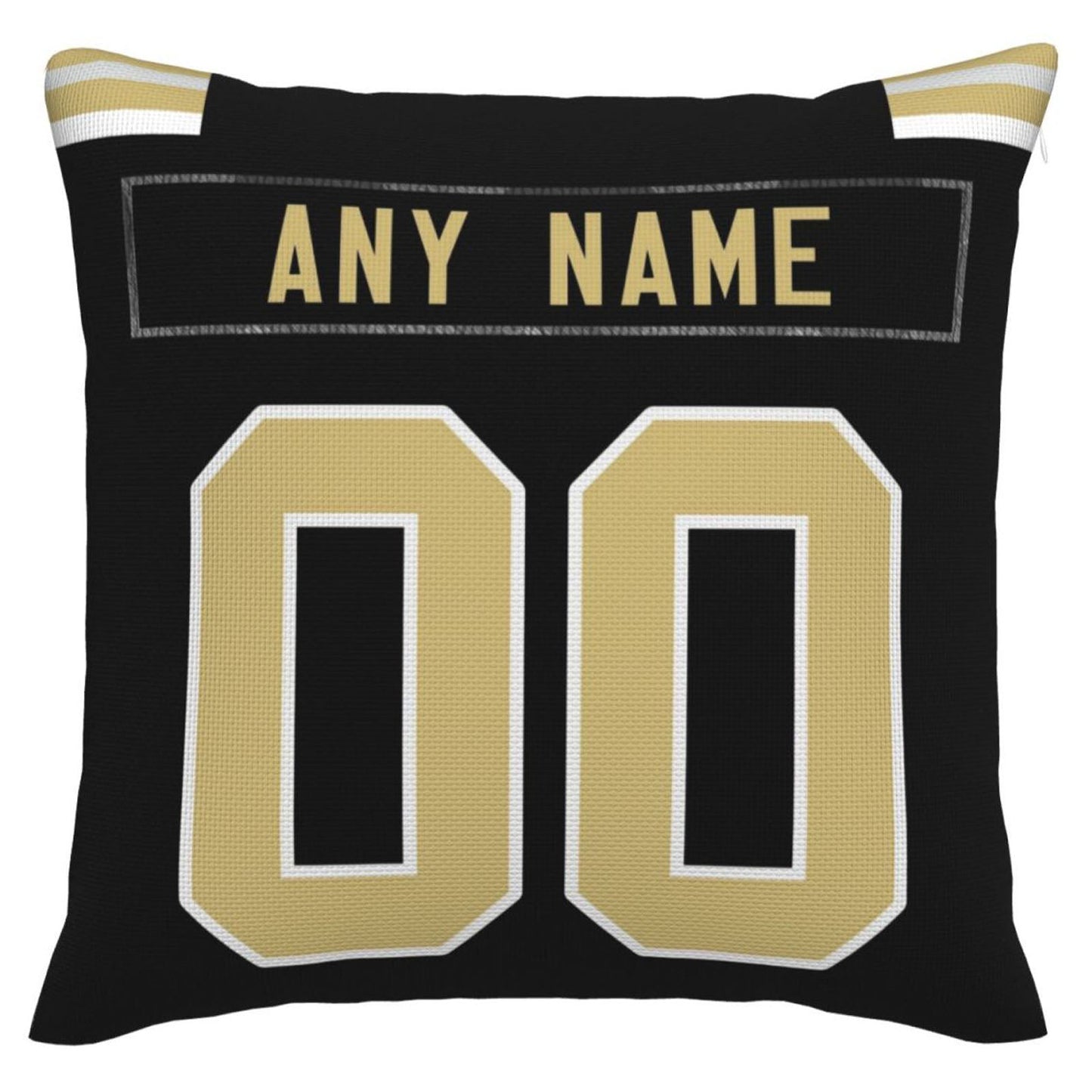 Custom NO.Saints Pillow Decorative Throw Pillow Case - Print Personalized Football Team Fans Name & Number Birthday Gift Football Pillows view 3