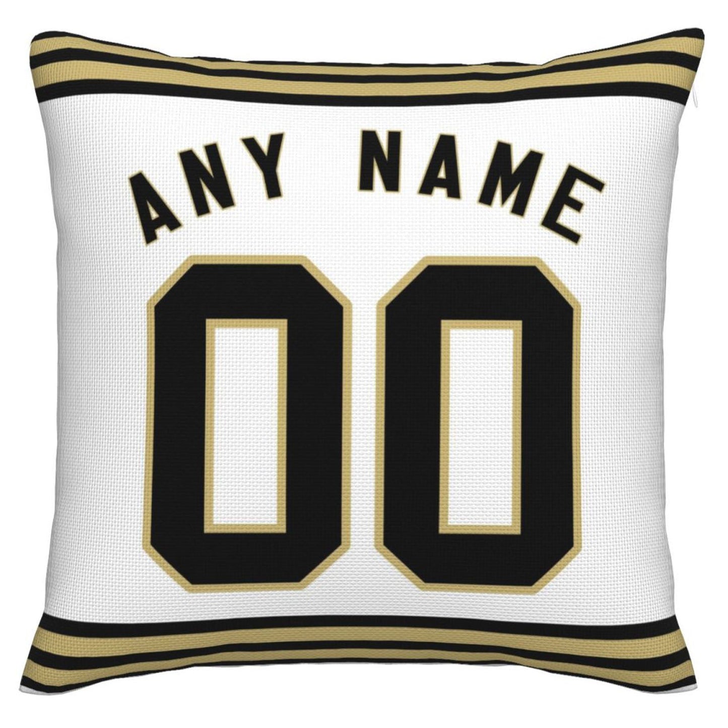 Custom NO.Saints Pillow Decorative Throw Pillow Case - Print Personalized Football Team Fans Name & Number Birthday Gift Football Pillows - Main View