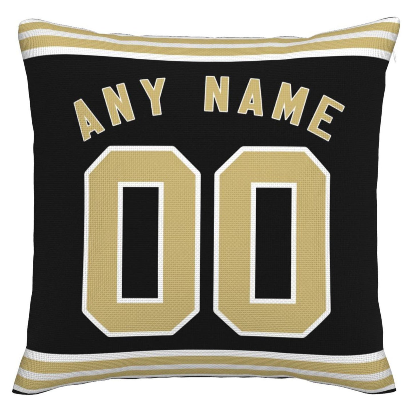 Custom NO.Saints Pillow Decorative Throw Pillow Case - Print Personalized Football Team Fans Name & Number Birthday Gift Football Pillows view 3