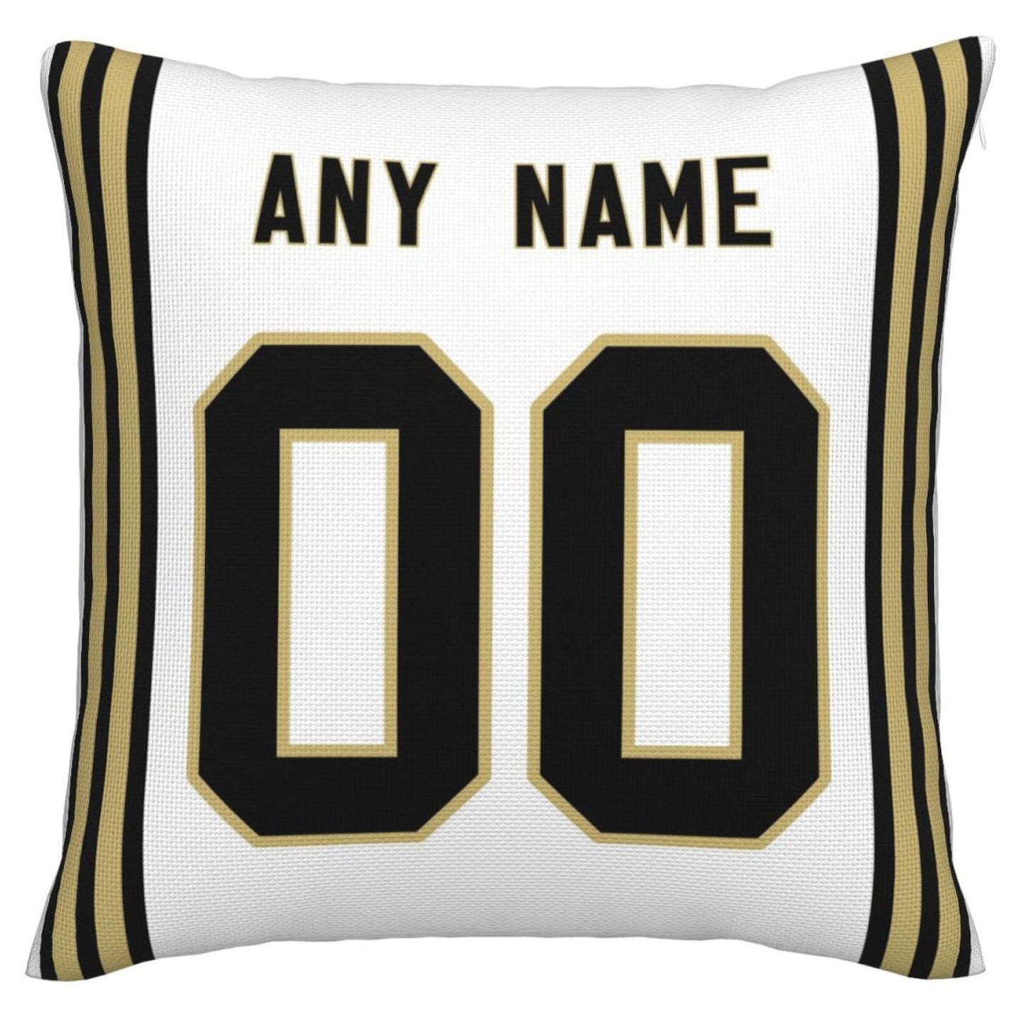 Custom NO.Saints Pillow Decorative Throw Pillow Case - Print Personalized Football Team Fans Name & Number Birthday Gift Football Pillows view 2