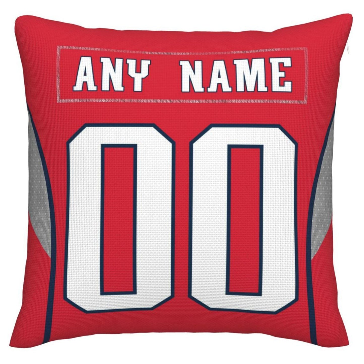 Custom NE.Patriots Pillow Decorative Throw Pillow Case - Print Personalized Football Team Fans Name & Number Birthday Gift Football Pillows view 2