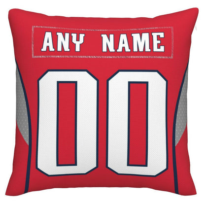 Custom NE.Patriots Pillow Decorative Throw Pillow Case - Print Personalized Football Team Fans Name & Number Birthday Gift Football Pillows view 2
