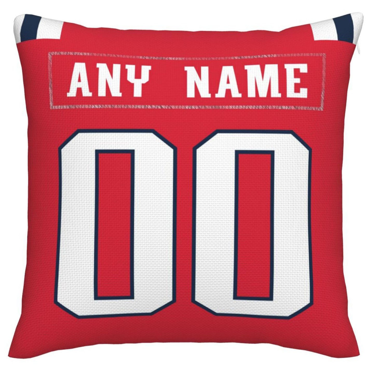 Custom NE.Patriots Pillow Decorative Throw Pillow Case - Print Personalized Football Team Fans Name & Number Birthday Gift Football Pillows view 2