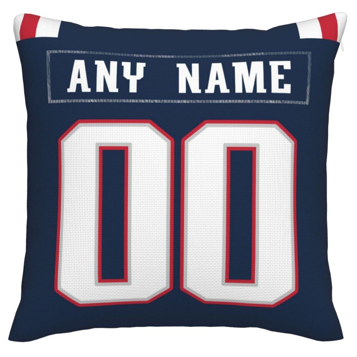 Custom NE.Patriots Pillow Decorative Throw Pillow Case - Print Personalized Football Team Fans Name & Number Birthday Gift Football Pillows view 3