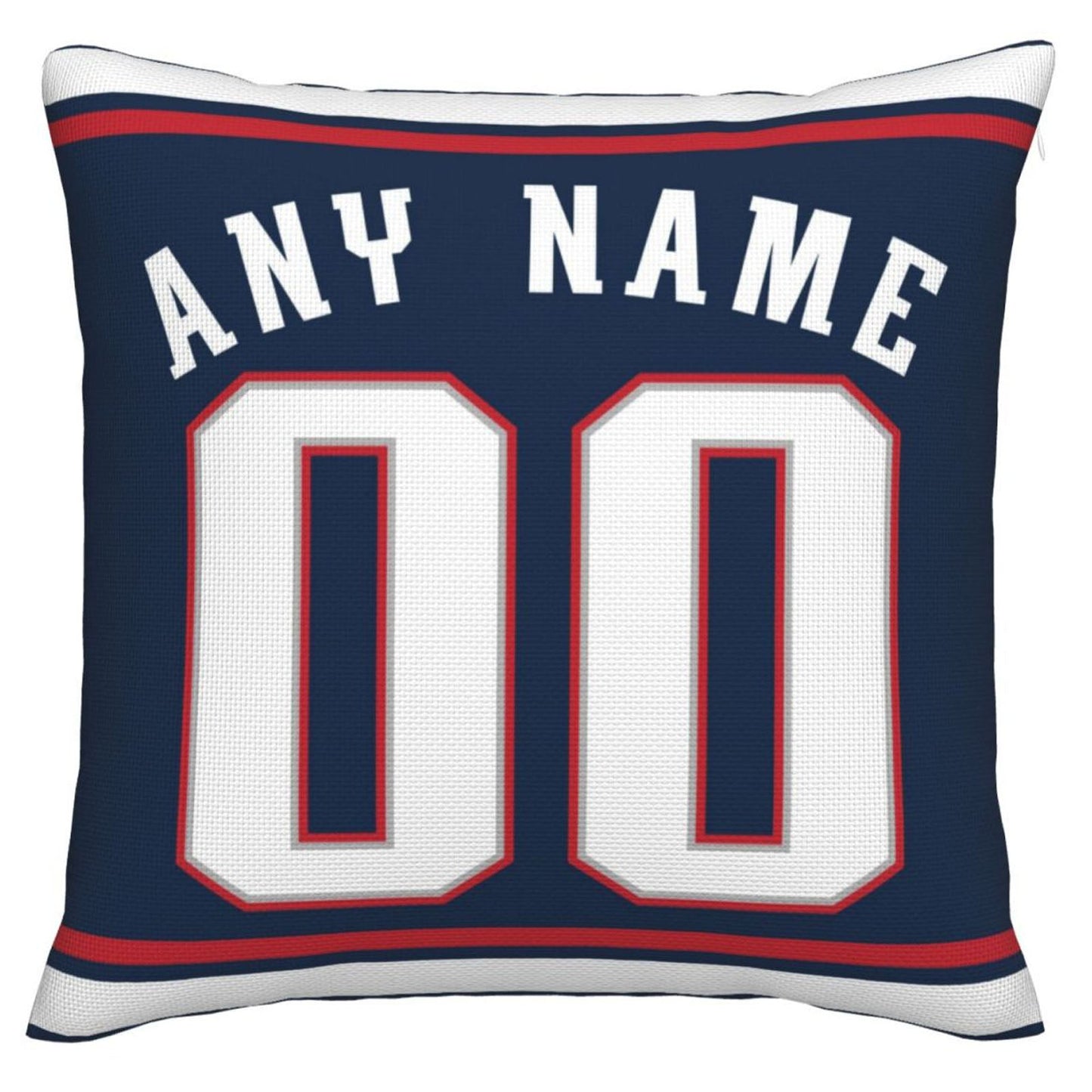 Custom NE.Patriots Pillow Decorative Throw Pillow Case - Print Personalized Football Team Fans Name & Number Birthday Gift Football Pillows view 3