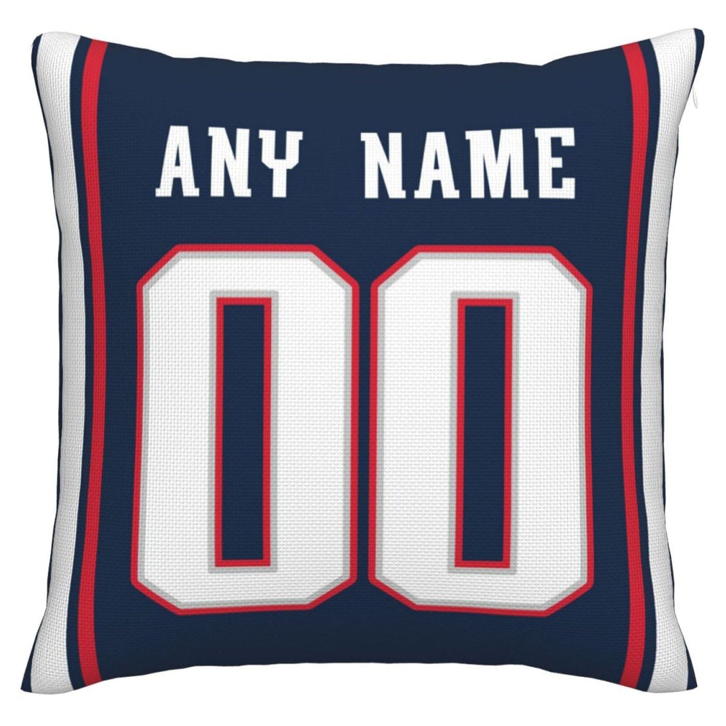 Custom NE.Patriots Pillow Decorative Throw Pillow Case - Print Personalized Football Team Fans Name & Number Birthday Gift Football Pillows view 3