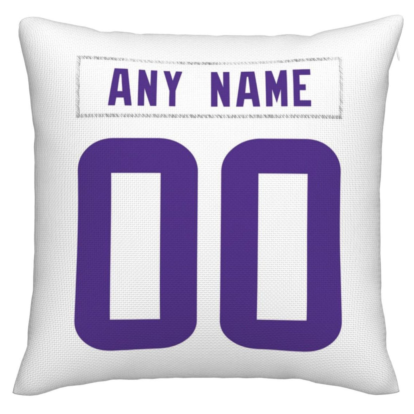 Custom MN.Vikings Pillow Decorative Throw Pillow Case - Print Personalized Football Team Fans Name & Number Birthday Gift Football Pillows - Main View