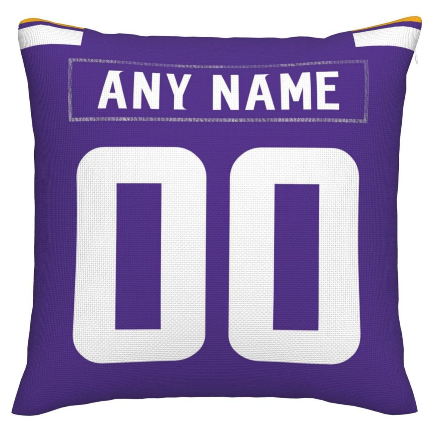 Custom MN.Vikings Pillow Decorative Throw Pillow Case - Print Personalized Football Team Fans Name & Number Birthday Gift Football Pillows view 2