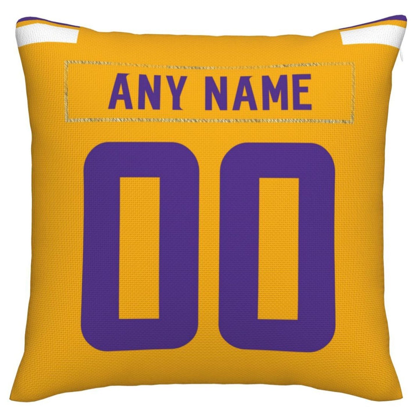 Custom MN.Vikings Pillow Decorative Throw Pillow Case - Print Personalized Football Team Fans Name & Number Birthday Gift Football Pillows view 3