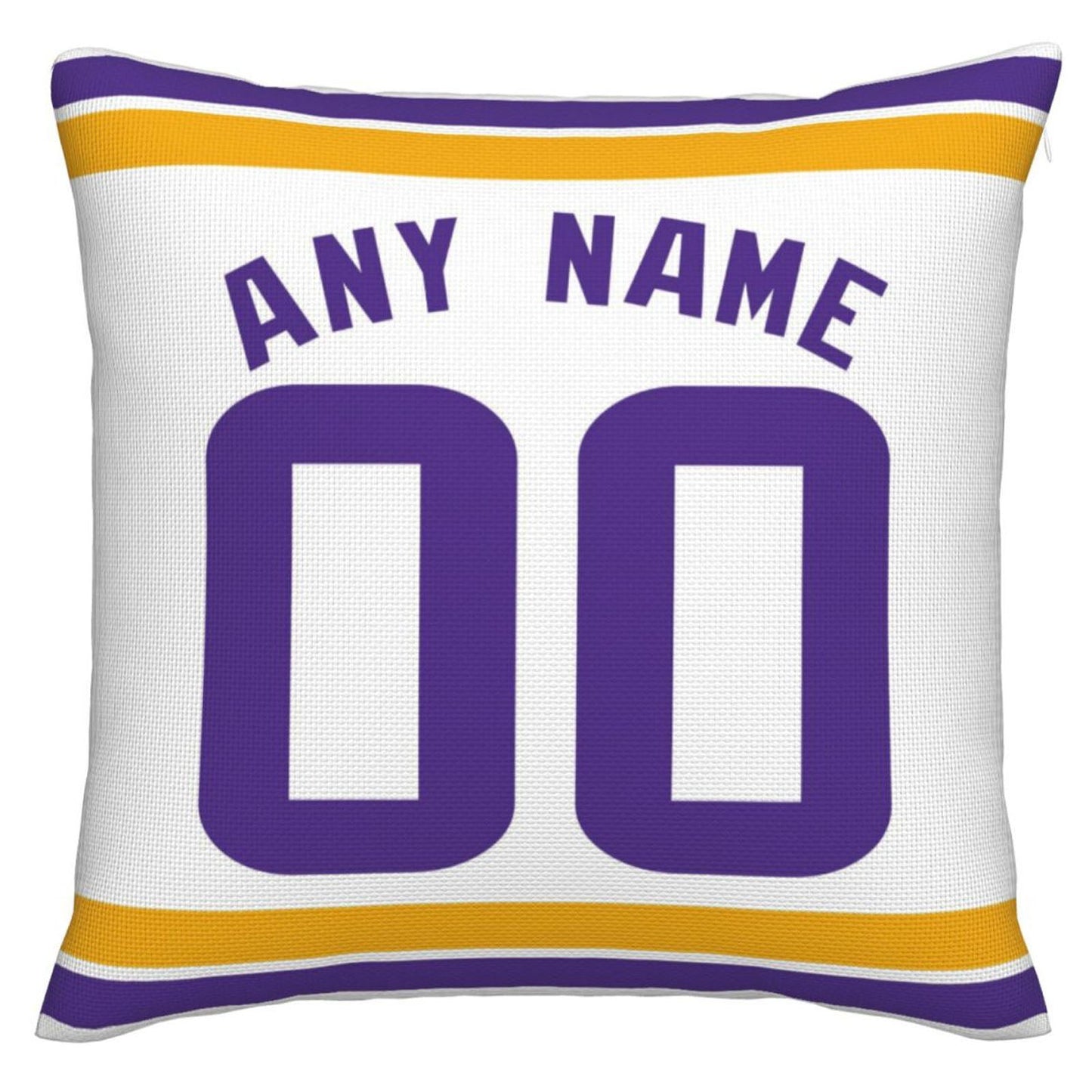 Custom MN.Vikings Pillow Decorative Throw Pillow Case - Print Personalized Football Team Fans Name & Number Birthday Gift Football Pillows - Main View