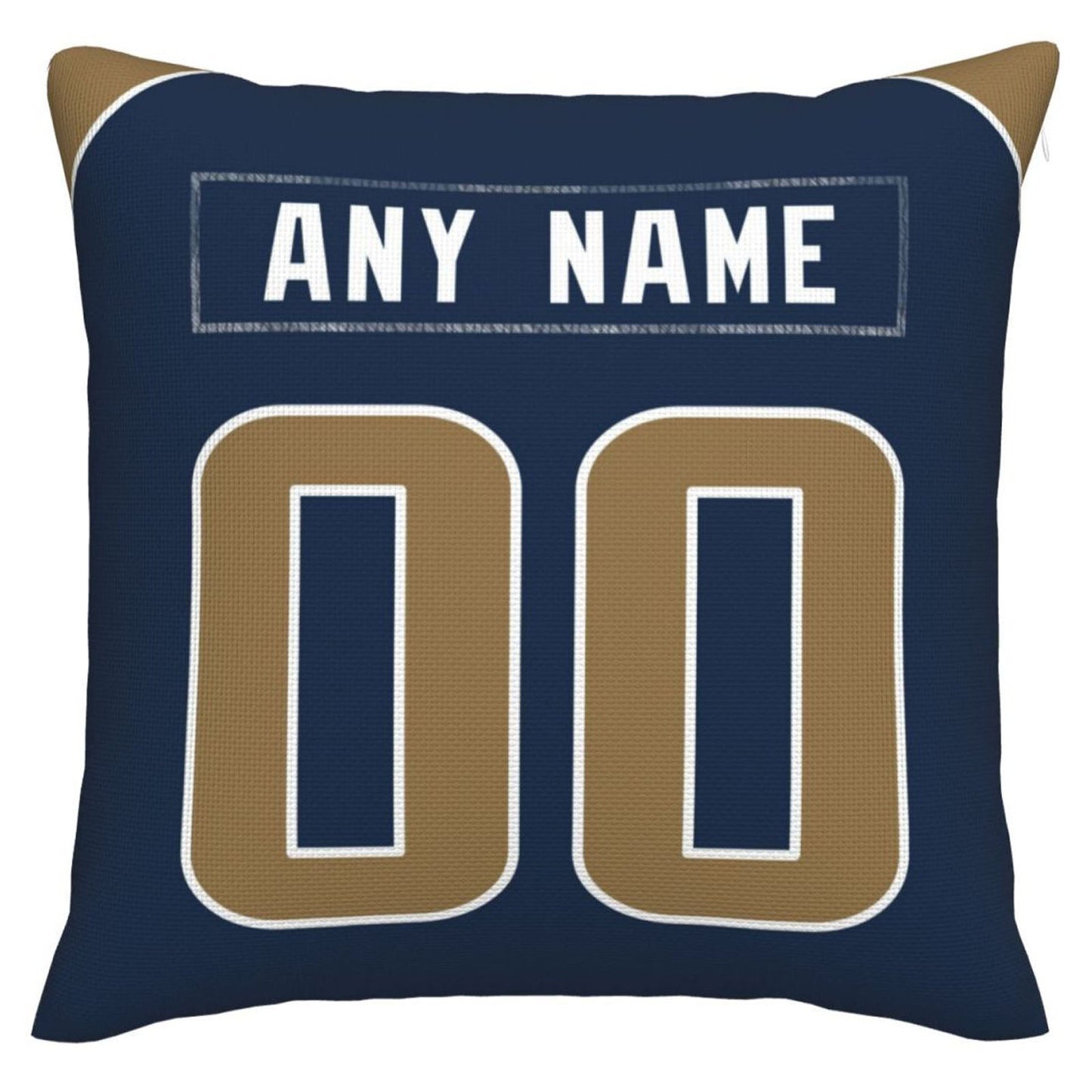 Custom LA.Rams Pillow Decorative Throw Pillow Case - Print Personalized Football Team Fans Name & Number Birthday Gift Football Pillows view 3