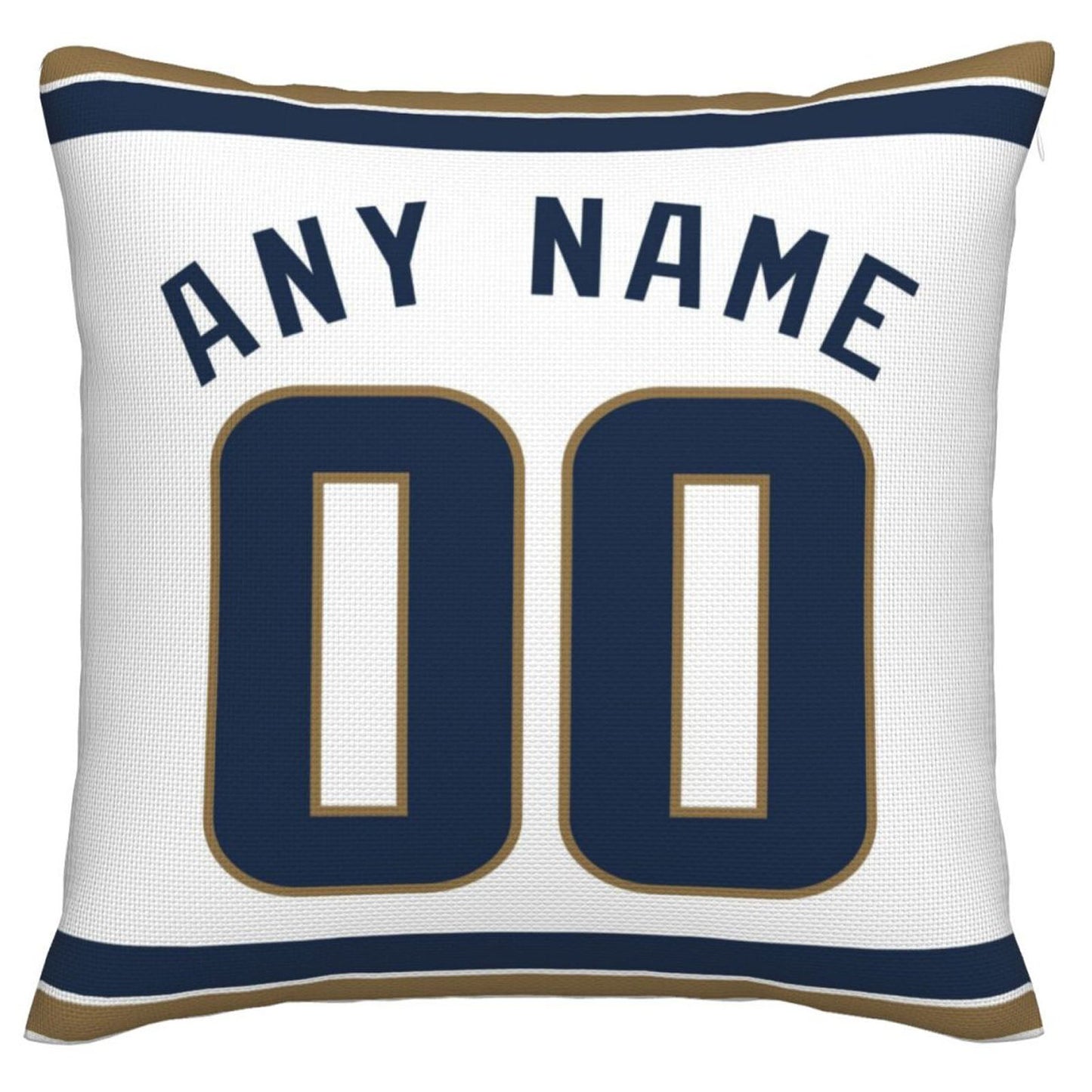Custom LA.Rams Pillow Decorative Throw Pillow Case - Print Personalized Football Team Fans Name & Number Birthday Gift Football Pillows view 2