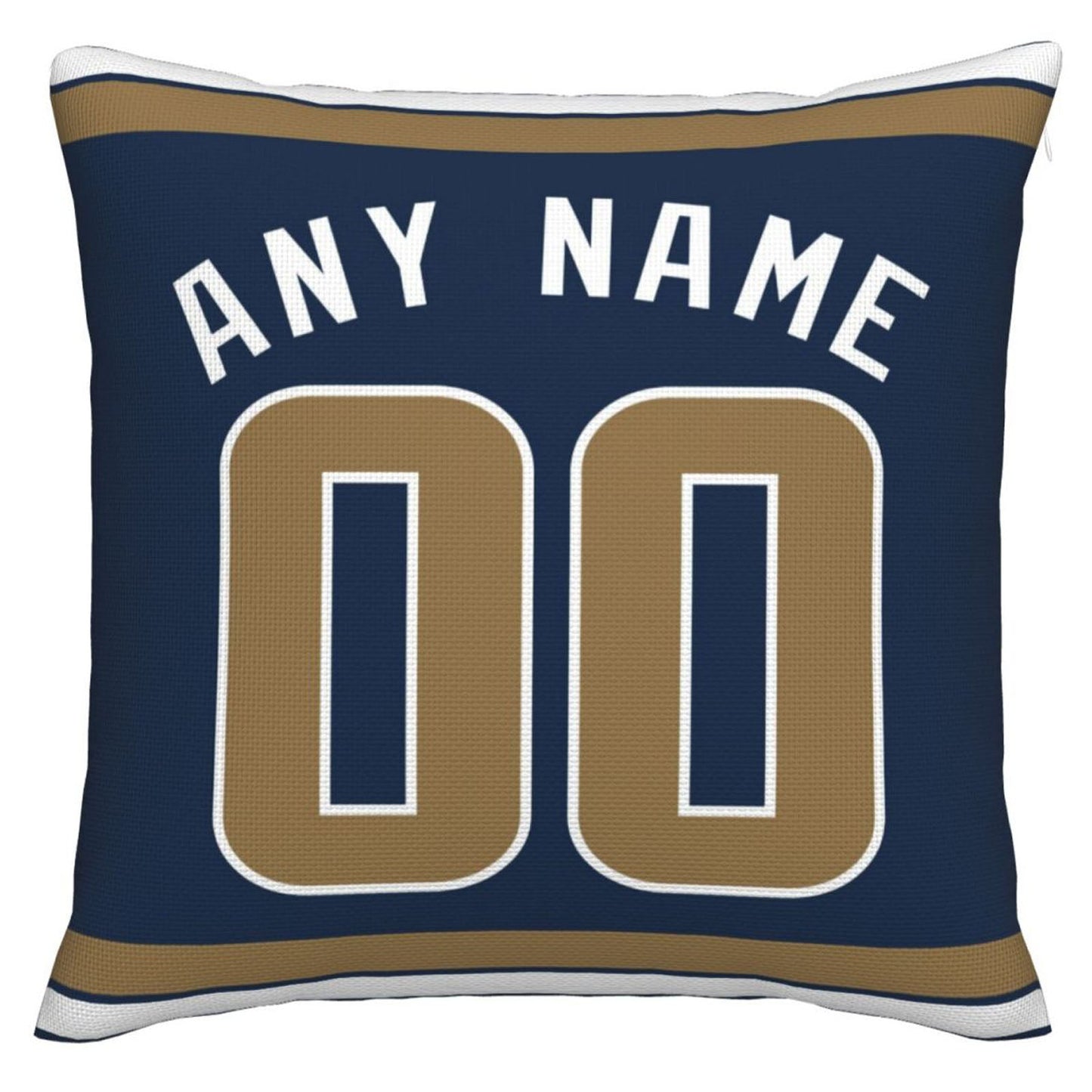 Custom LA.Rams Pillow Decorative Throw Pillow Case - Print Personalized Football Team Fans Name & Number Birthday Gift Football Pillows view 3