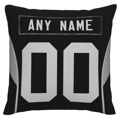 Custom L.Raiders Pillow Decorative Throw Pillow Case - Print Personalized Football Team Fans Name & Number Birthday Gift Football Pillows view 3