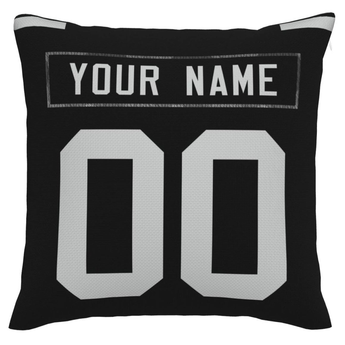 Custom L.Raiders Pillow Decorative Throw Pillow Case - Print Personalized Football Team Fans Name & Number Birthday Gift Football Pillows view 3