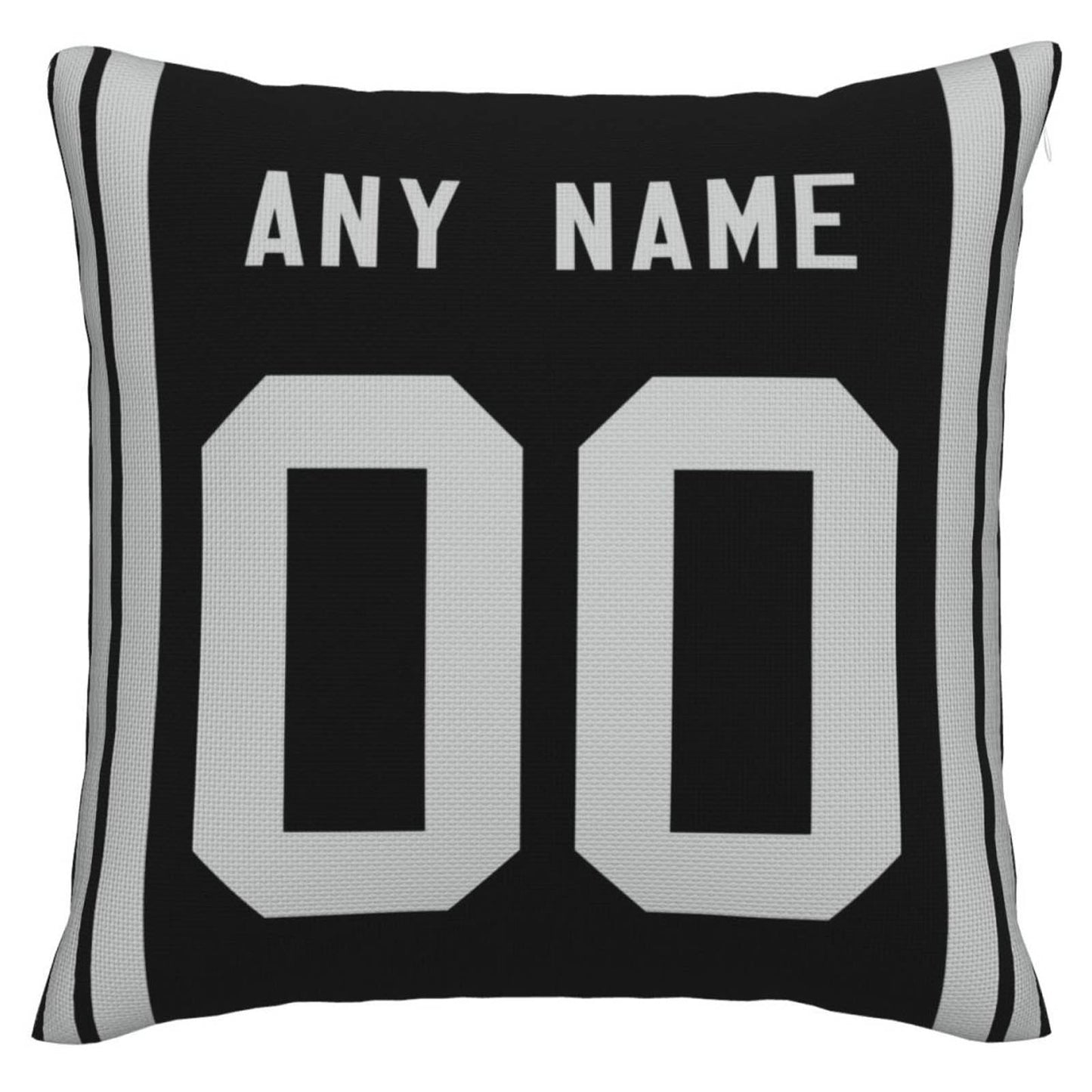 Custom L.Raiders Pillow Decorative Throw Pillow Case - Print Personalized Football Team Fans Name & Number Birthday Gift Football Pillows view 3