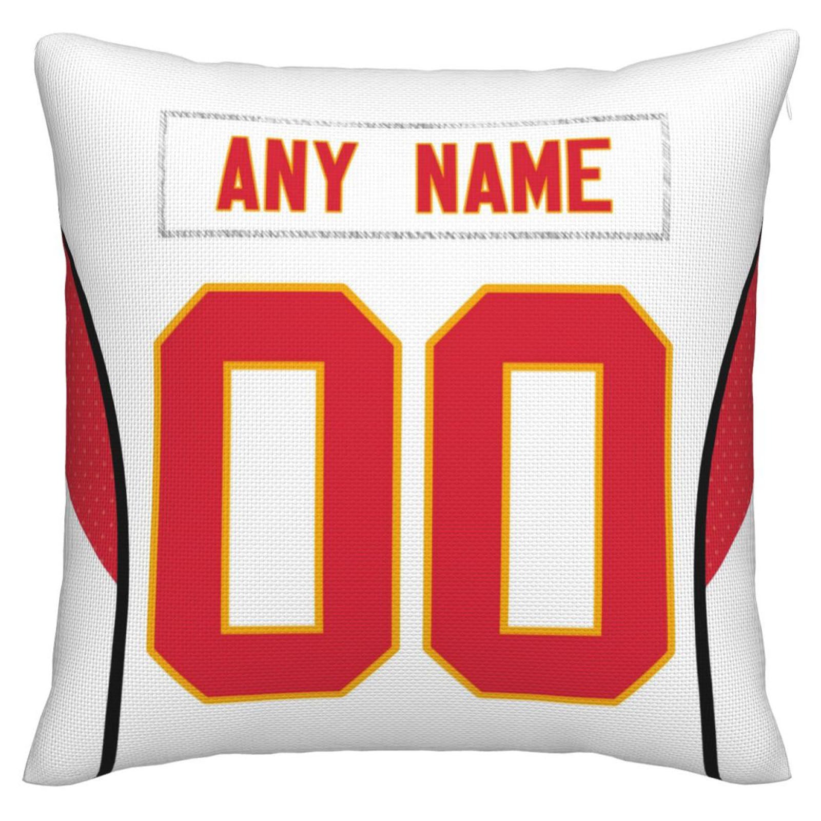Custom KC.Chiefs Pillow Decorative Throw Pillow Case - Print Personalized Football Team Fans Name & Number Birthday Gift Football Pillows view 2