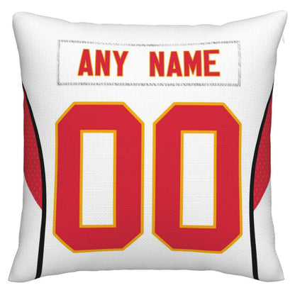 Custom KC.Chiefs Pillow Decorative Throw Pillow Case - Print Personalized Football Team Fans Name & Number Birthday Gift Football Pillows view 2