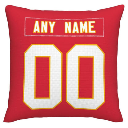 Custom KC.Chiefs Pillow Decorative Throw Pillow Case - Print Personalized Football Team Fans Name & Number Birthday Gift Football Pillows view 2