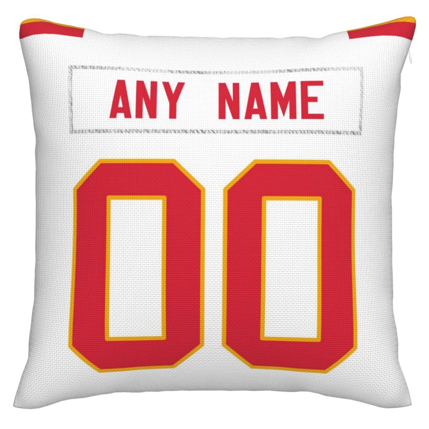 Custom KC.Chiefs Pillow Decorative Throw Pillow Case - Print Personalized Football Team Fans Name & Number Birthday Gift Football Pillows view 2
