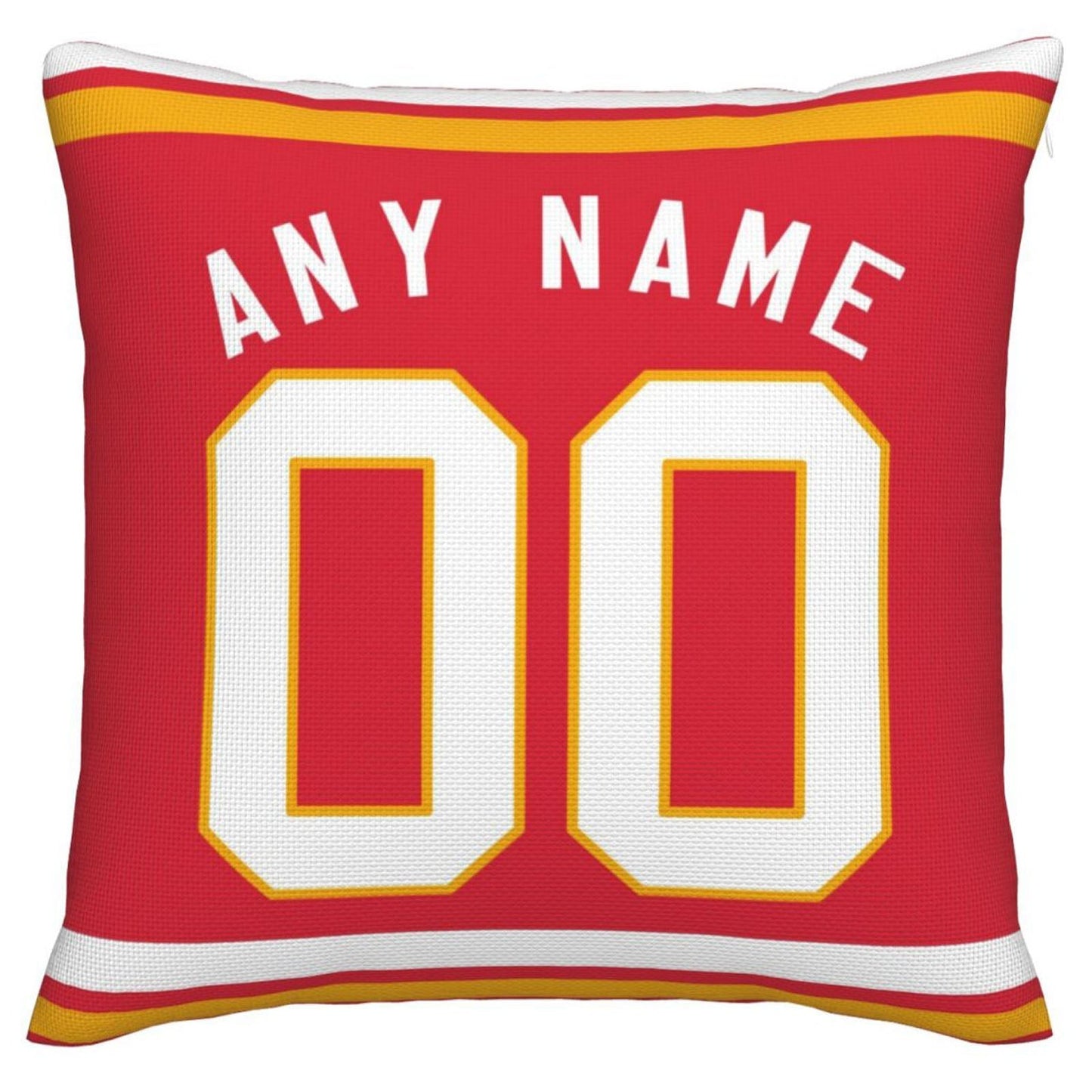Custom KC.Chiefs Pillow Decorative Throw Pillow Case - Print Personalized Football Team Fans Name & Number Birthday Gift Football Pillows view 2