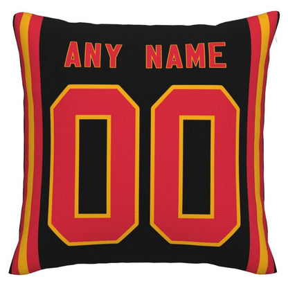 Custom KC.Chiefs Pillow Decorative Throw Pillow Case - Print Personalized Football Team Fans Name & Number Birthday Gift Football Pillows view 2