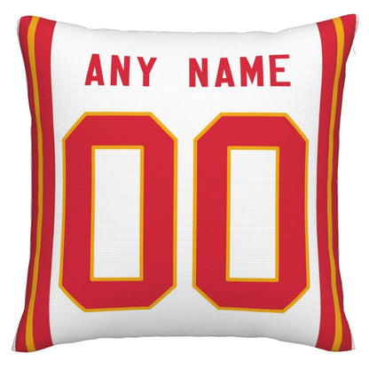Custom KC.Chiefs Pillow Decorative Throw Pillow Case - Print Personalized Football Team Fans Name & Number Birthday Gift Football Pillows view 3