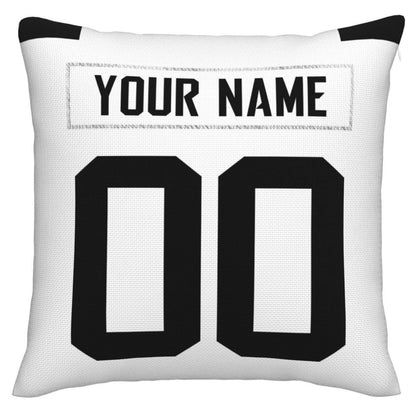 Custom J.Jaguars Pillow Decorative Throw Pillow Case - Print Personalized Football Team Fans Name & Number Birthday Gift Football Pillows - Main View
