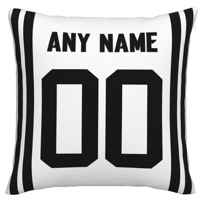 Custom J.Jaguars Pillow Decorative Throw Pillow Case - Print Personalized Football Team Fans Name & Number Birthday Gift Football Pillows view 2