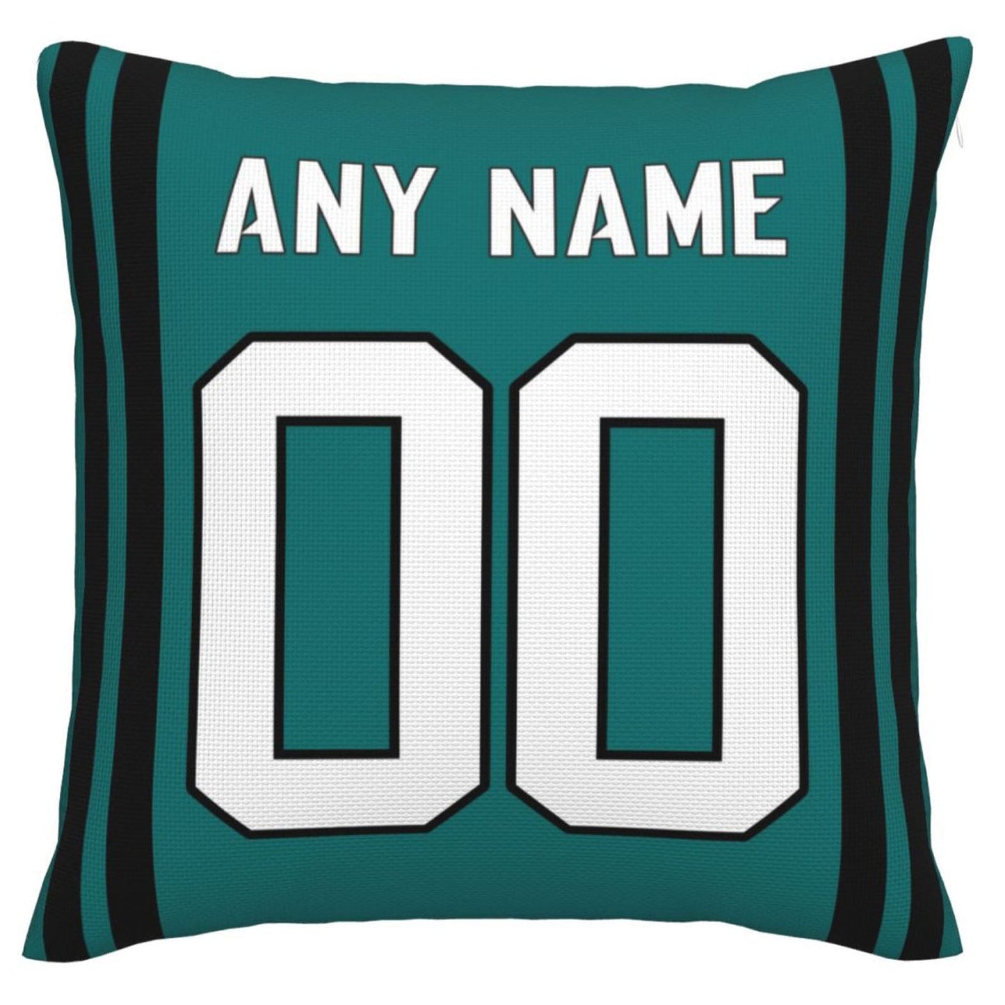 Custom J.Jaguars Pillow Decorative Throw Pillow Case - Print Personalized Football Team Fans Name & Number Birthday Gift Football Pillows view 3